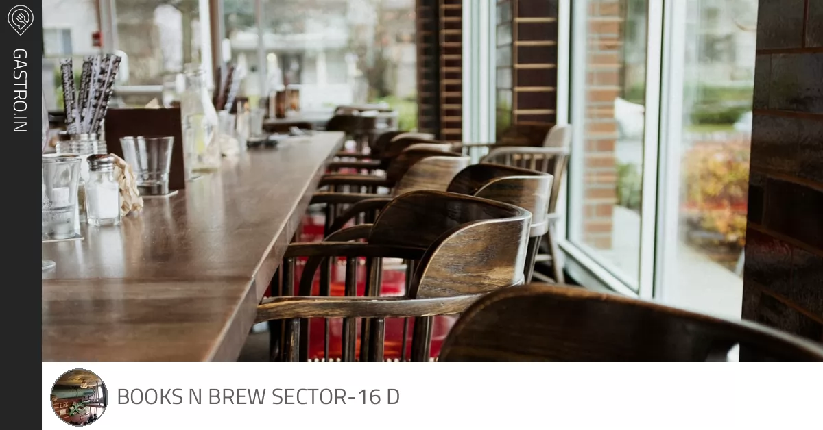 Books N Brew Sector 16 D Gastro In